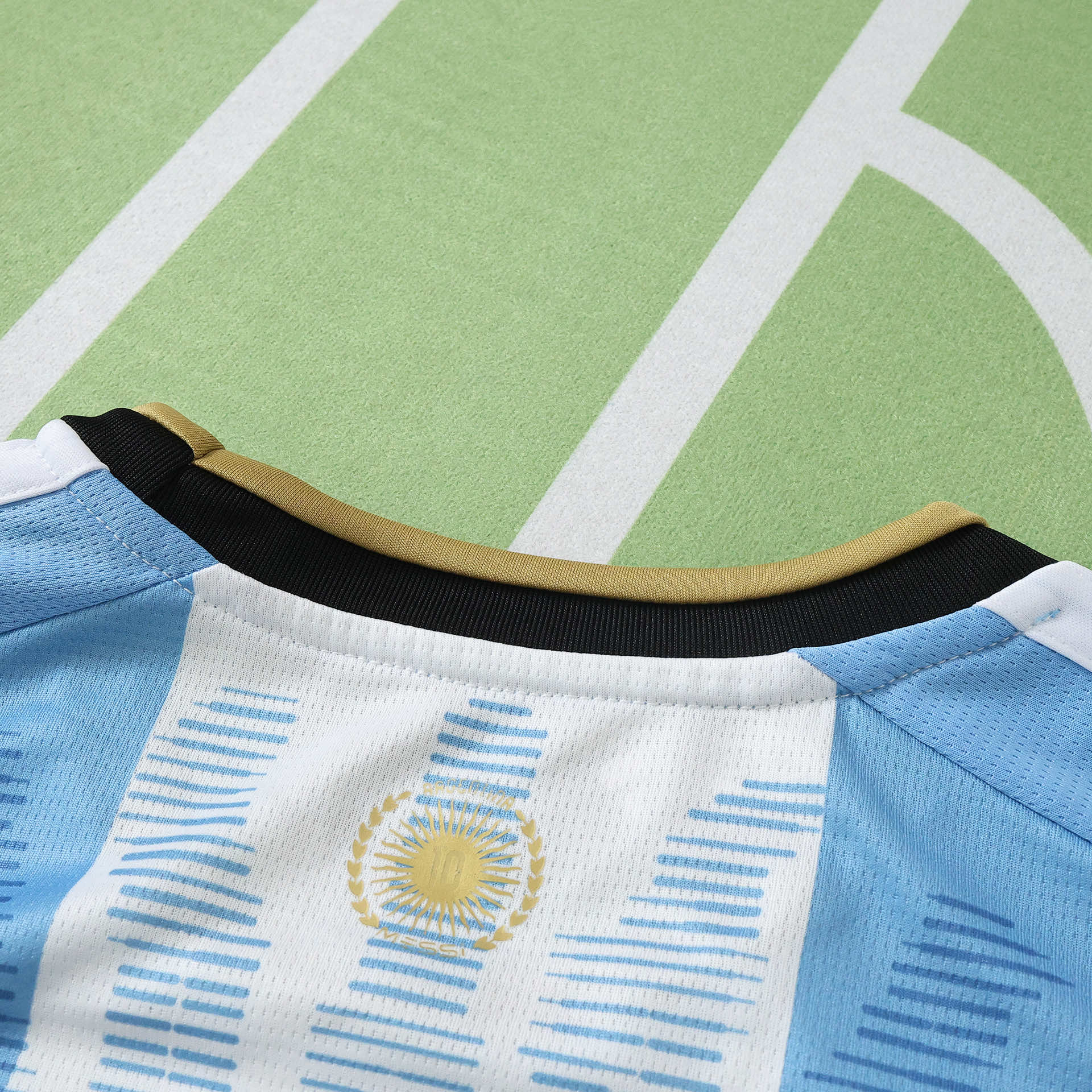 Camisola Argentina Despedida Messi Edição Especial - Versão adepto 8