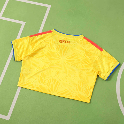 Camisola principal Colômbia 2026 Cropped