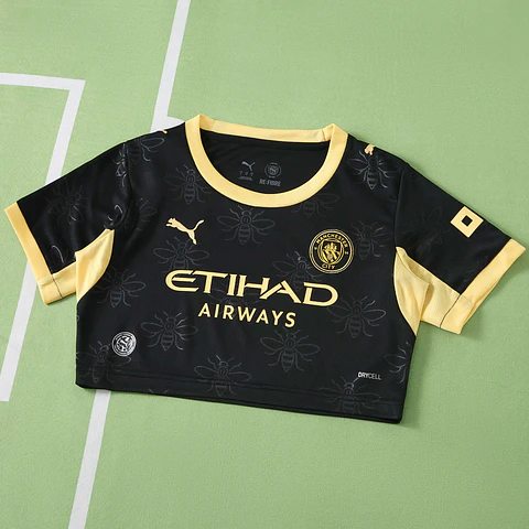 Camisola alternativa Manchester City 26/27 Cropped
