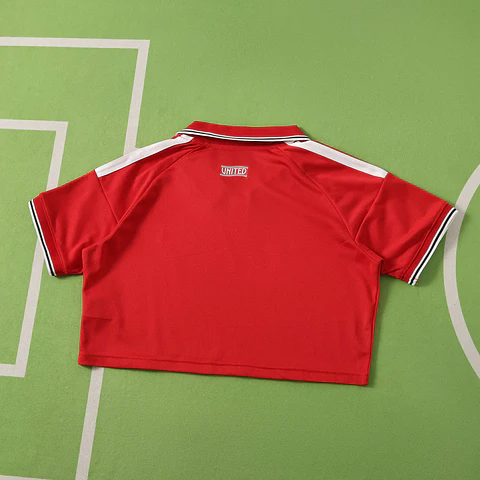 Camisola principal Manchester United 26/27 Cropped
