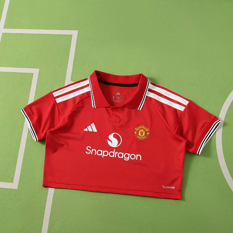Camisola principal Manchester United 26/27 Cropped