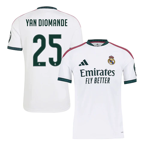 Camisola Principal Real Madrid 26/27 - Yan Diomande 25