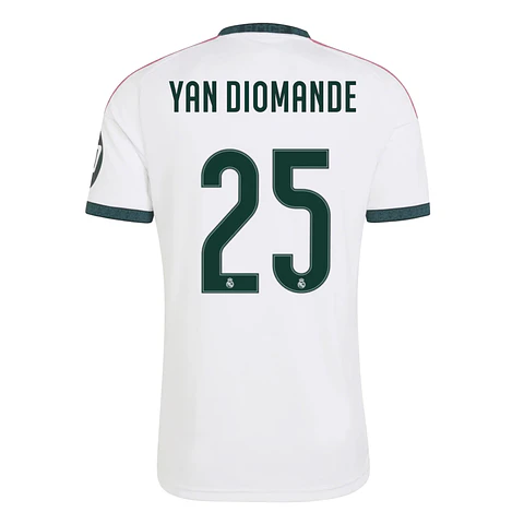 Camisola Principal Real Madrid 26/27 - Yan Diomande 25