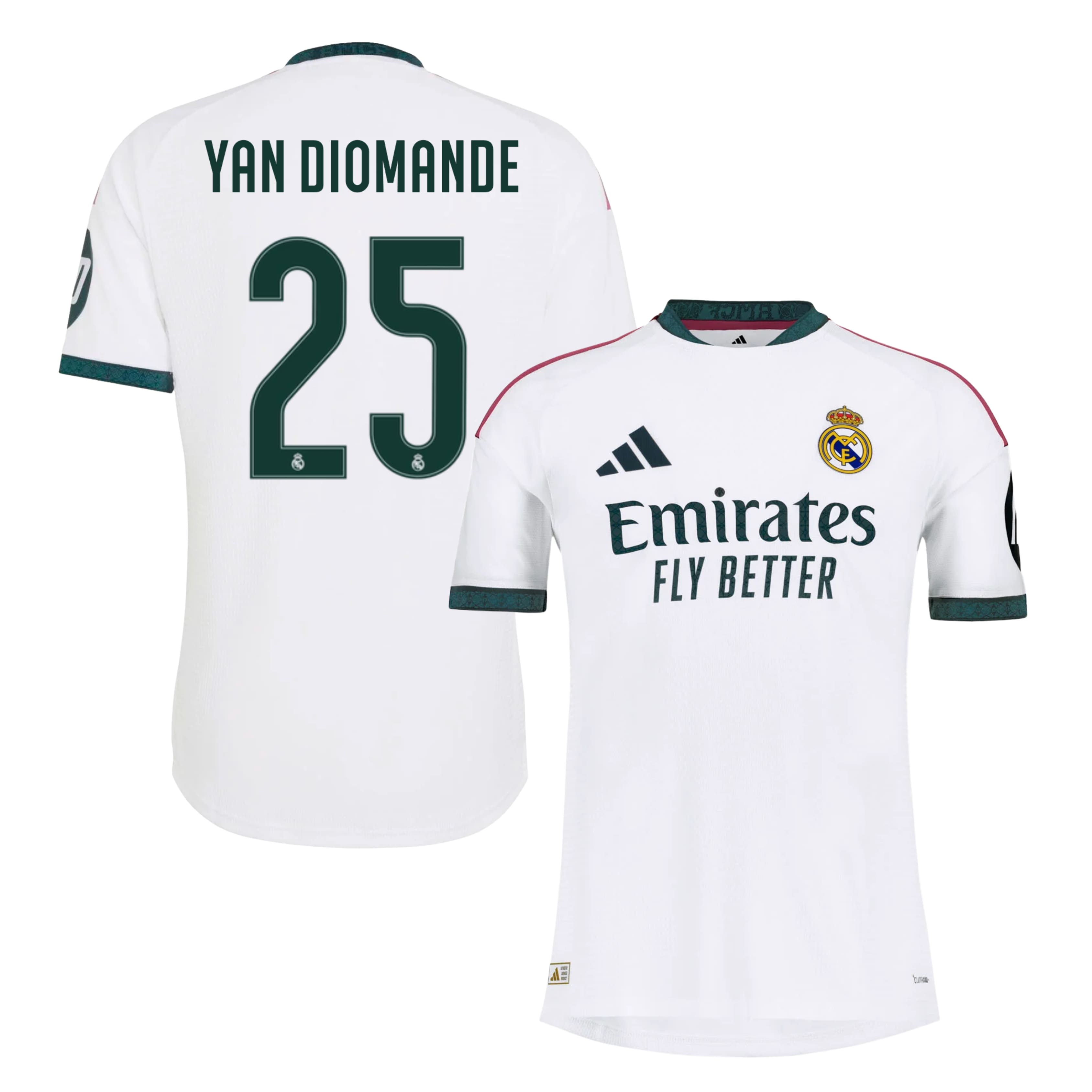 Camisola Principal Real Madrid 26/27 - Yan Diomande 25 5