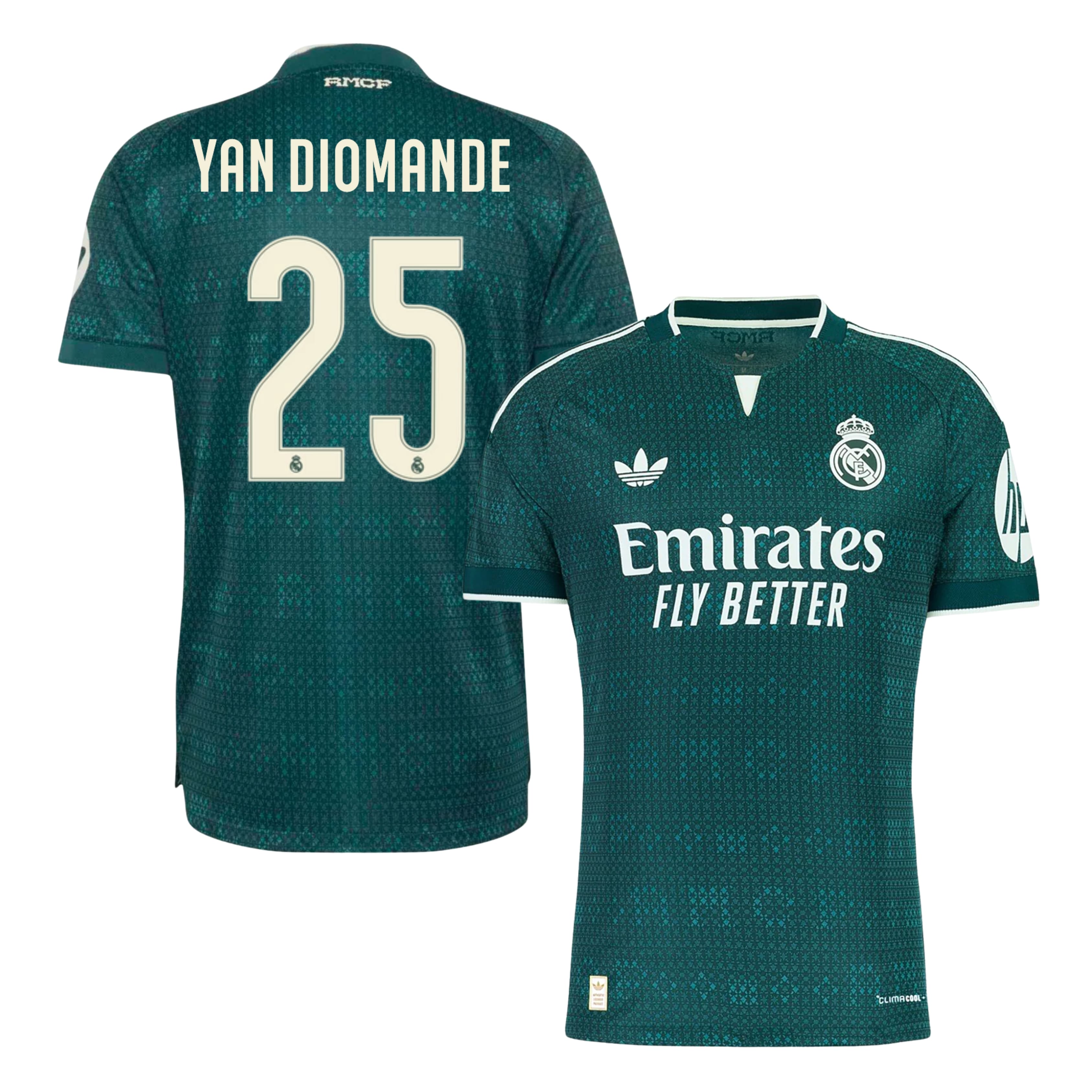 Camisola alternativa Real Madrid 26/27 - Yan Diomande 25 5