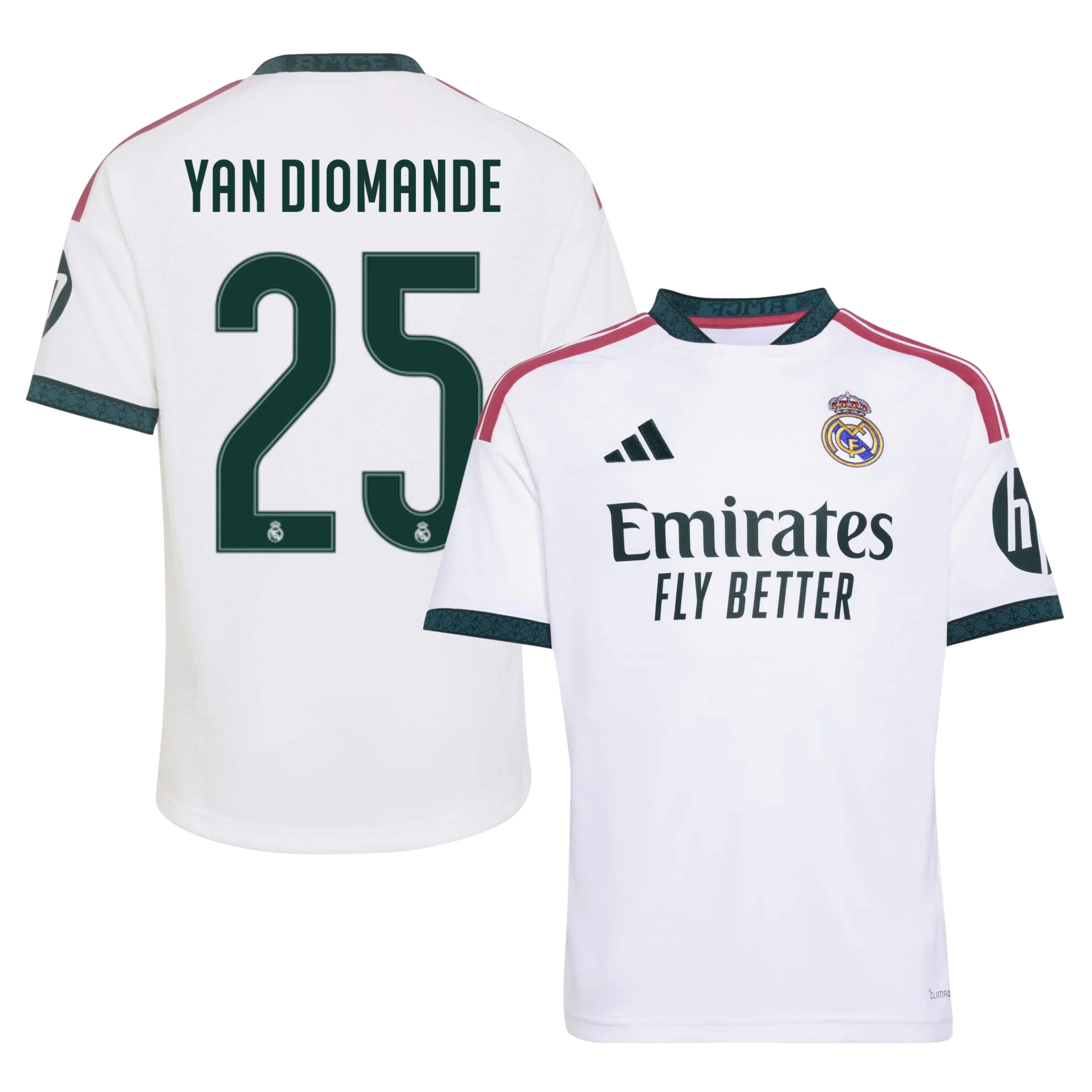 Criança - Camisola principal Real Madrid 26/27 - Yan Diomande 25 1