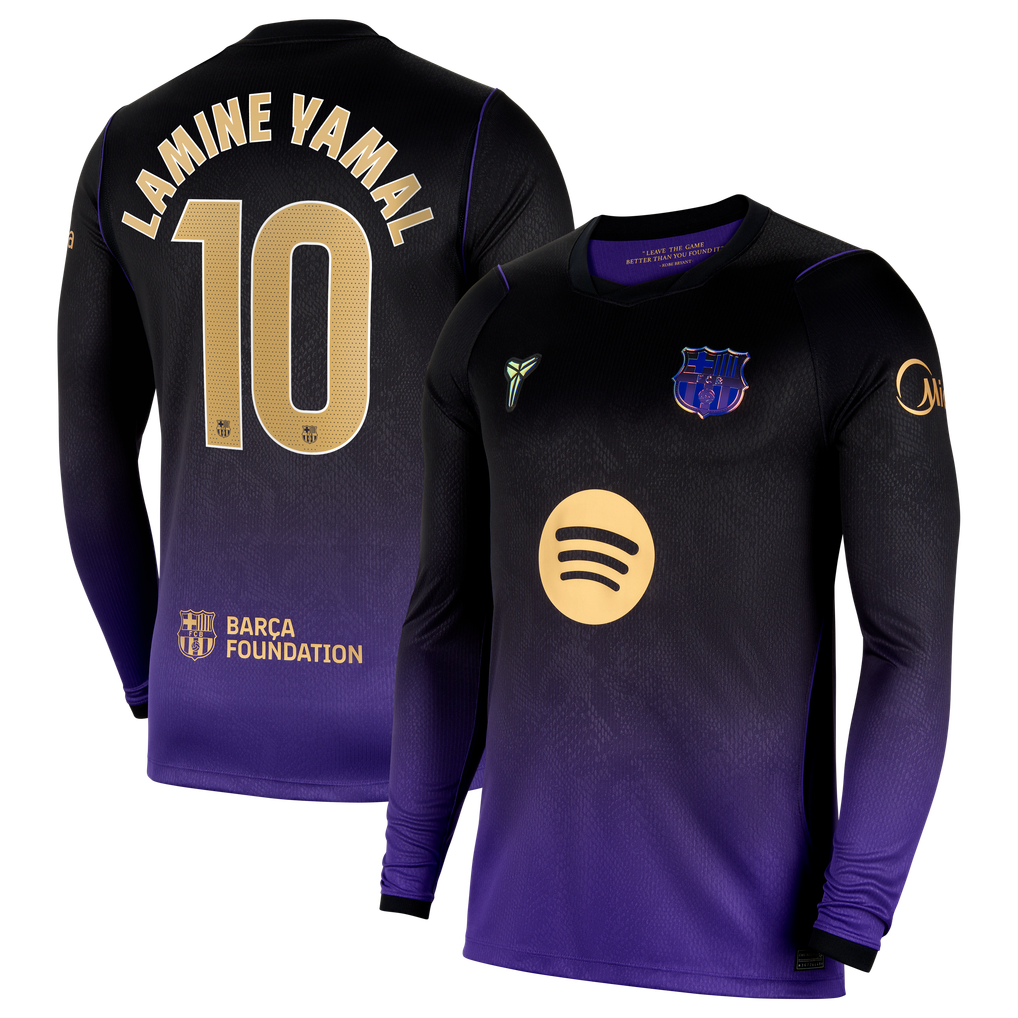 Camisola alternativa Barcelona 26/27 - Lamine Yamal 10 - Manga comprida 1