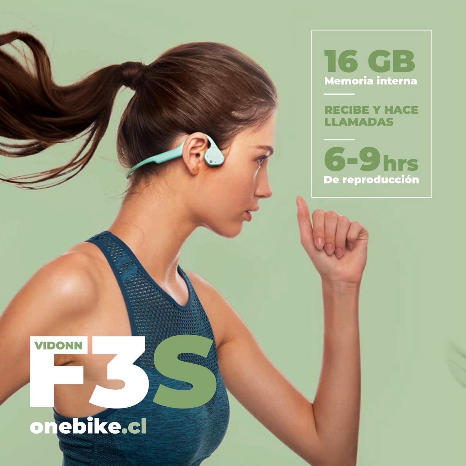 Audífonos Bone Conduction Vidonn F3S Memoria 16 Gigas 5
