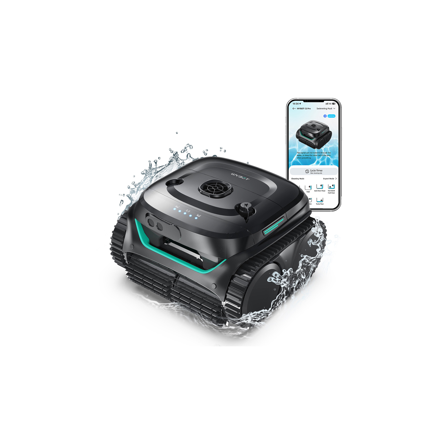 Limpiador piscina Wybot C2 Pro 1