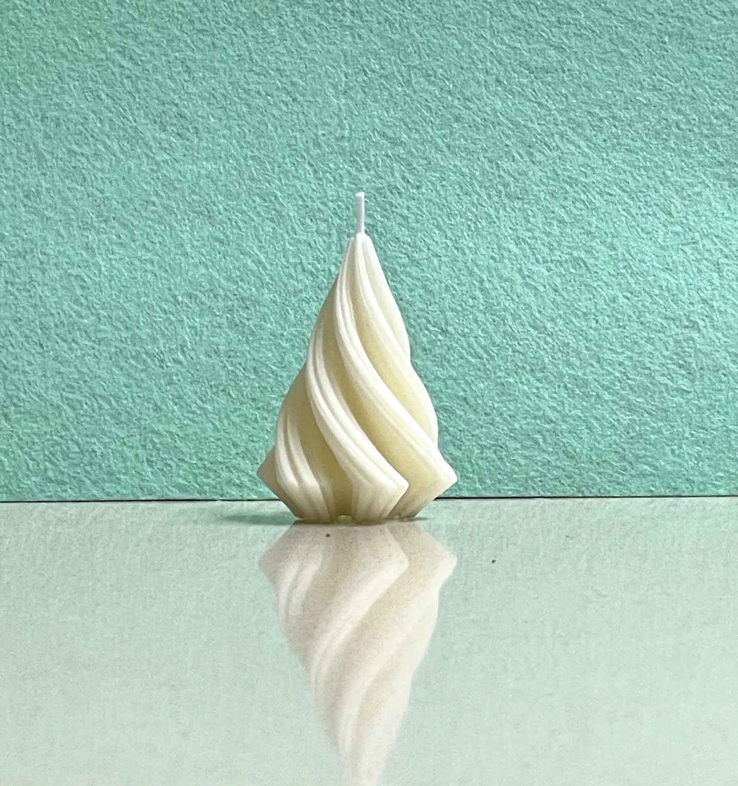 Vela Escultórica Árbol - Diseño en Espiral Natural 1