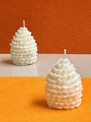 Vela Escultórica Pinar – Texturizada Al Natural