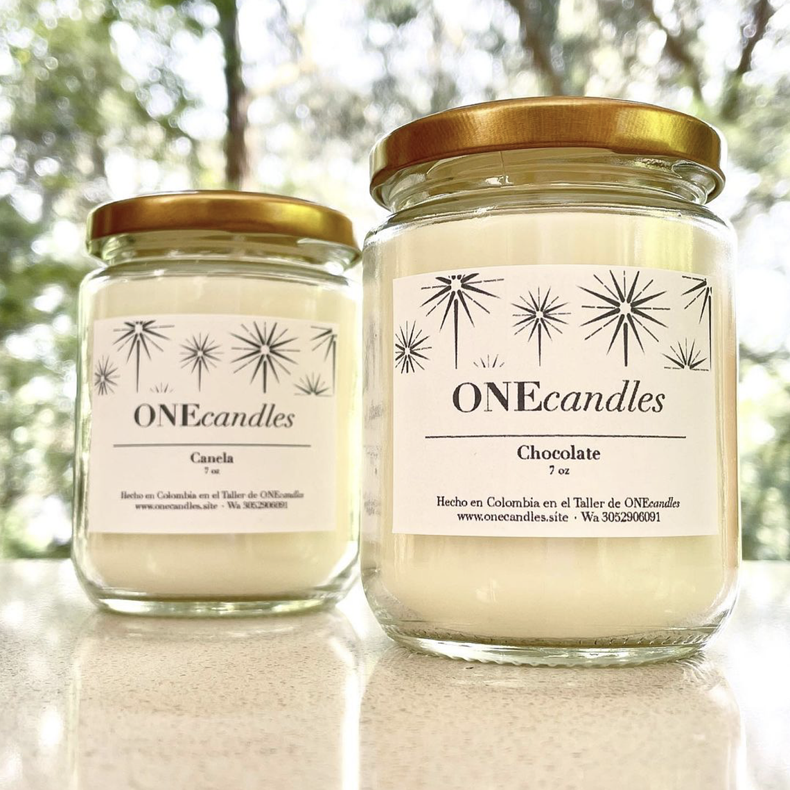 Vela Esencial Tapa Dorada 7 oz 7