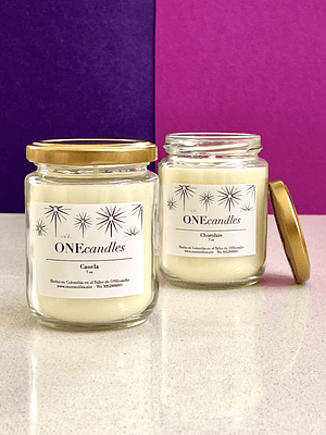 Vela Esencial Tapa Dorada 7 oz