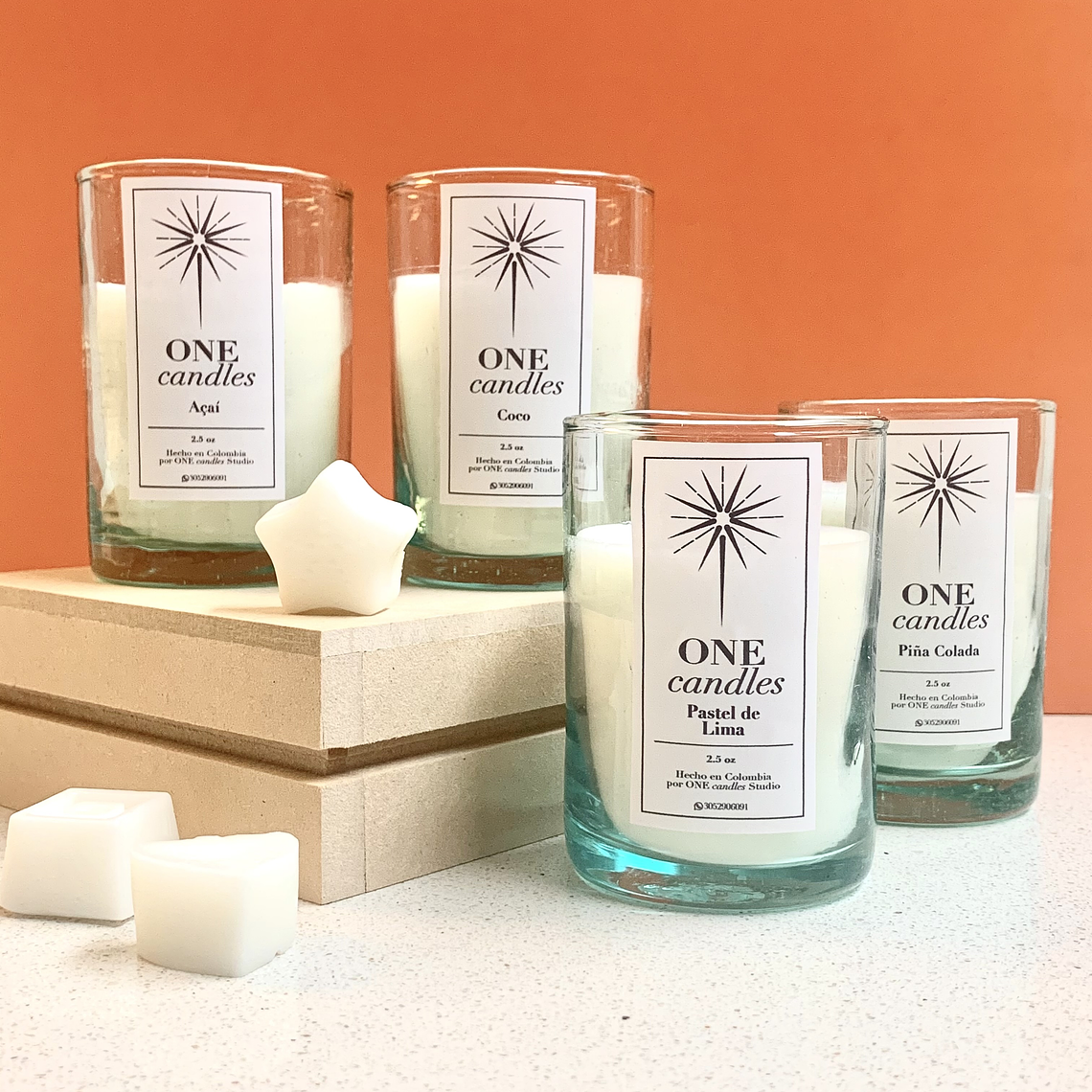 Set de Velas ONE Cuarteto 3