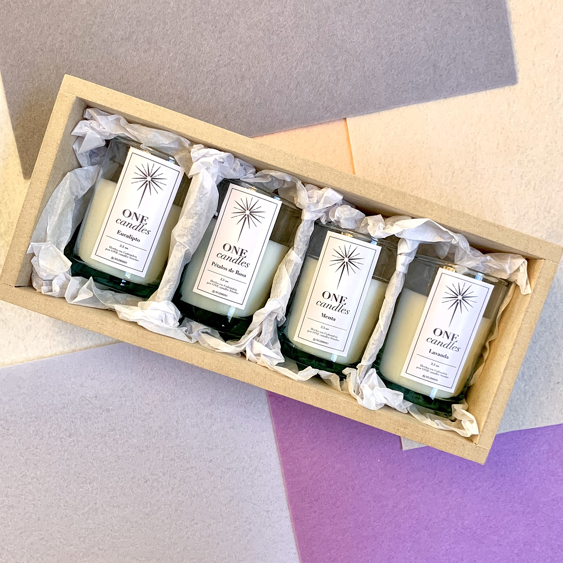 Set de Velas ONE Cuarteto 8