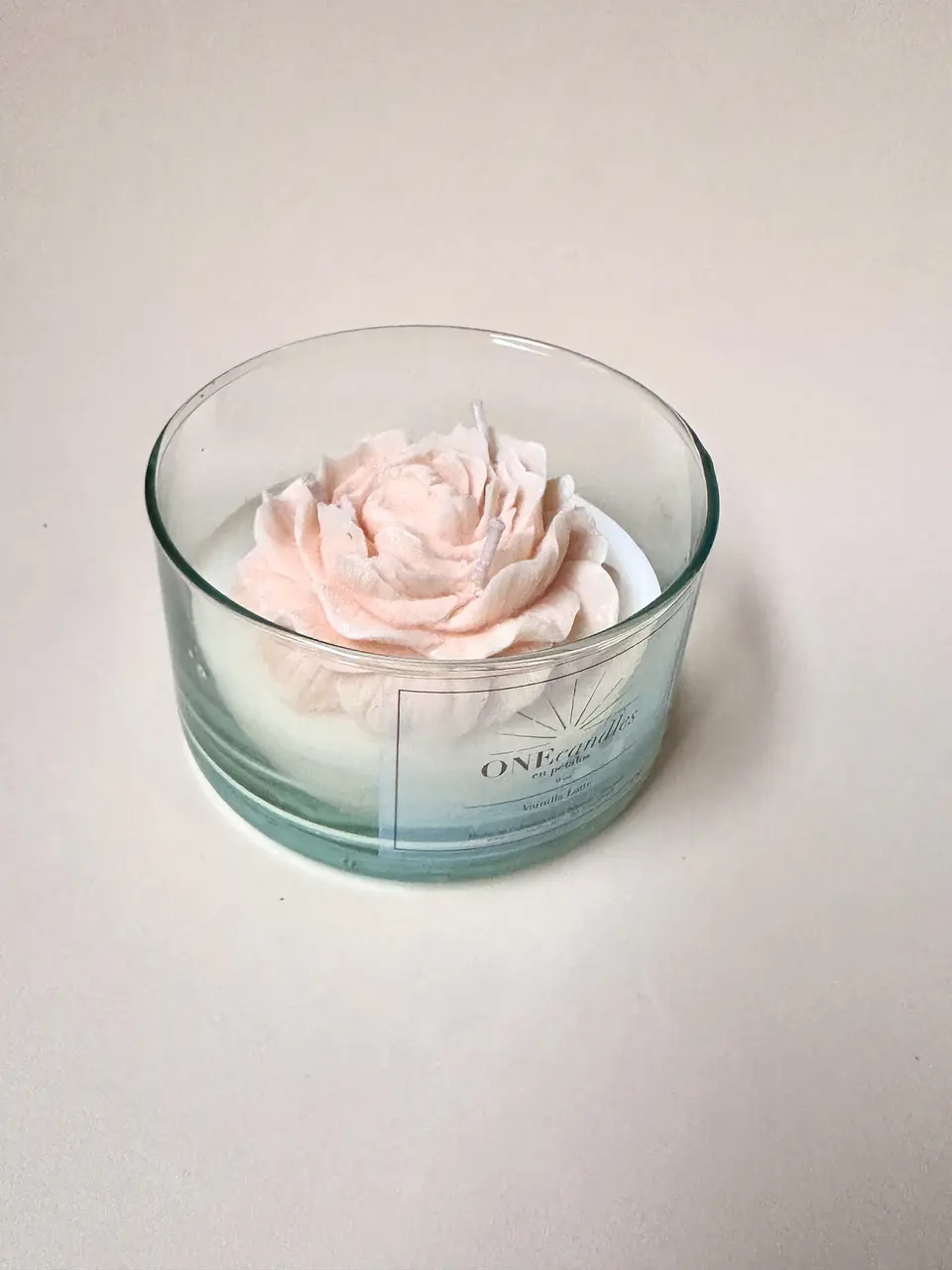 Vela con Flor 9 oz 7
