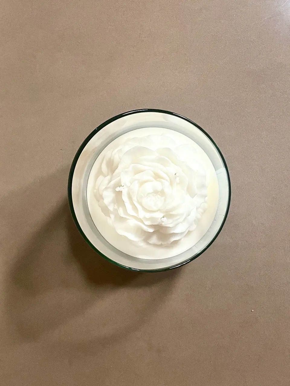 Vela con Flor 9 oz Asimétrica 7
