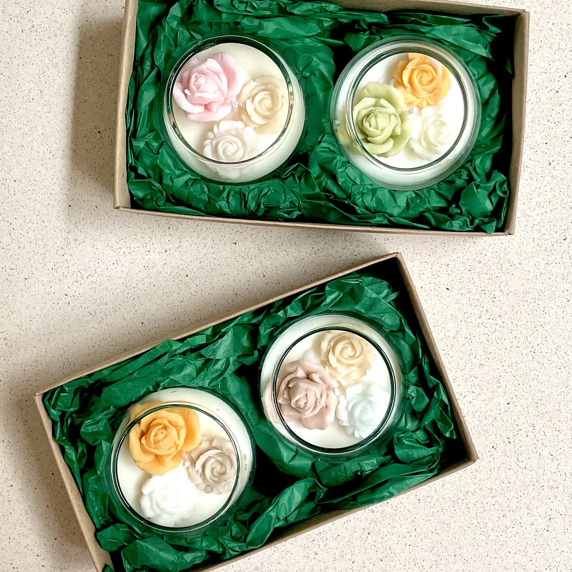 Set de 2 Velas Mini Jardín 1