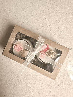 Set de 2 Velas Mini Jardín
