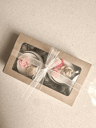 Set de 2 Velas Mini Jardín