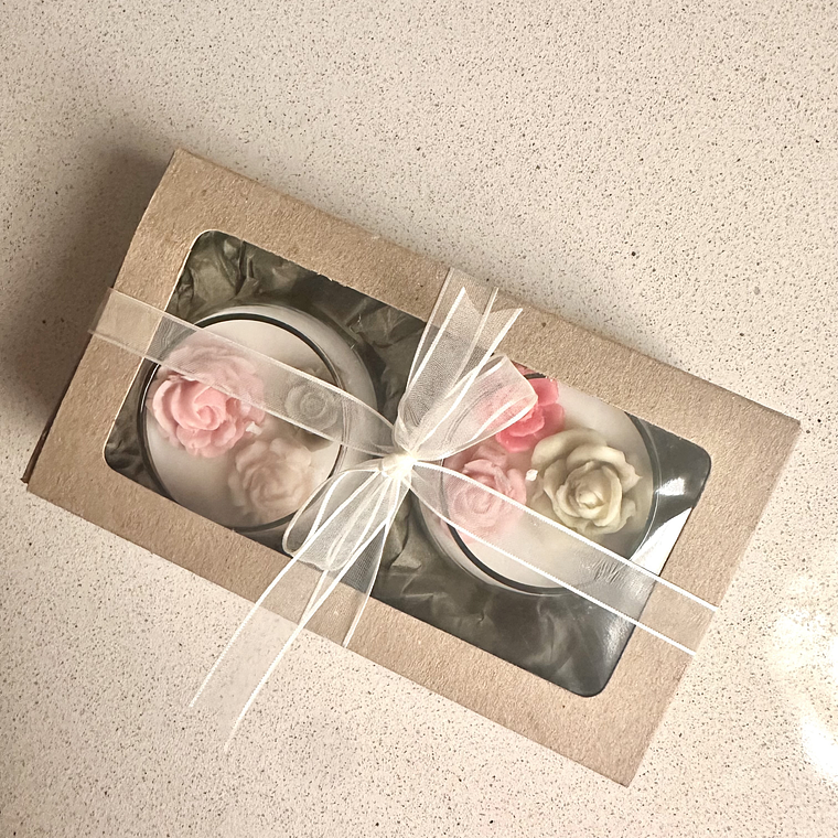 Set de 2 Velas Mini Jardín 2