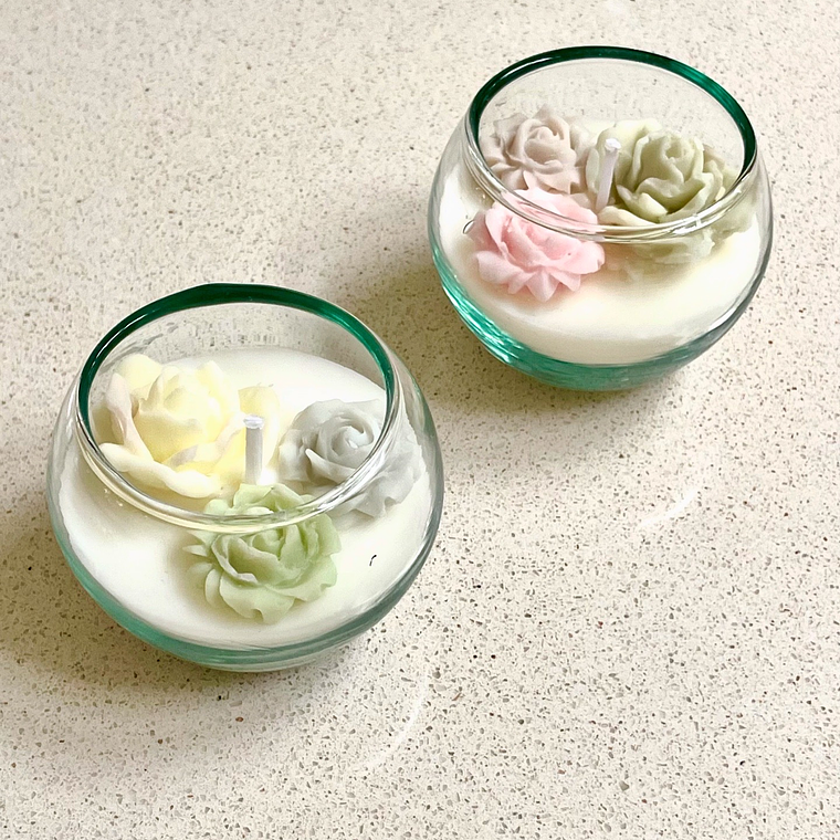 Set de 2 Velas Mini Jardín 4
