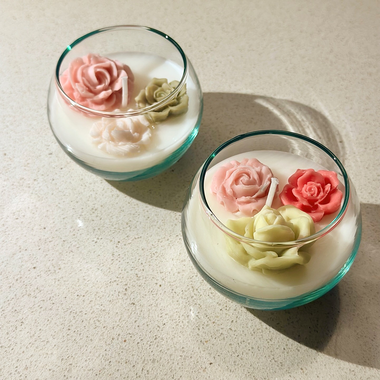 Set de 2 Velas Mini Jardín 7