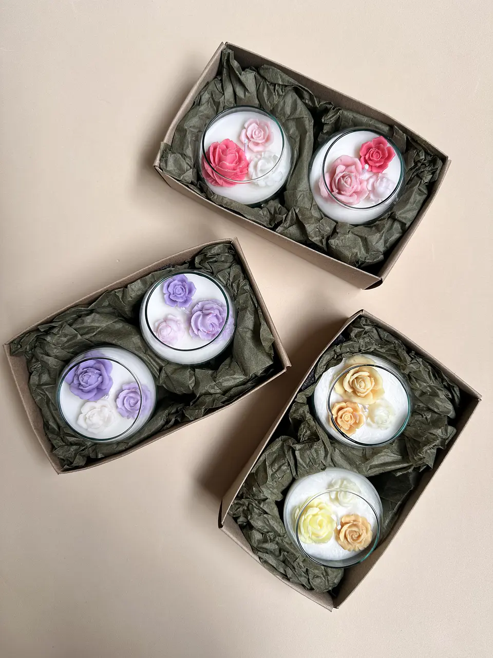 Set de 2 Velas Mini Jardín 3