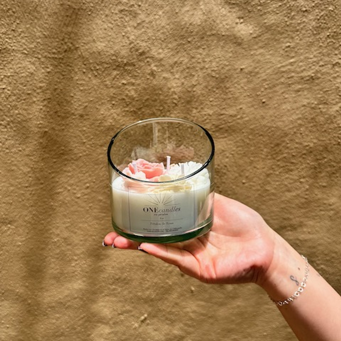 Vela Jardín 9 oz - Diseño Asimétrico 3