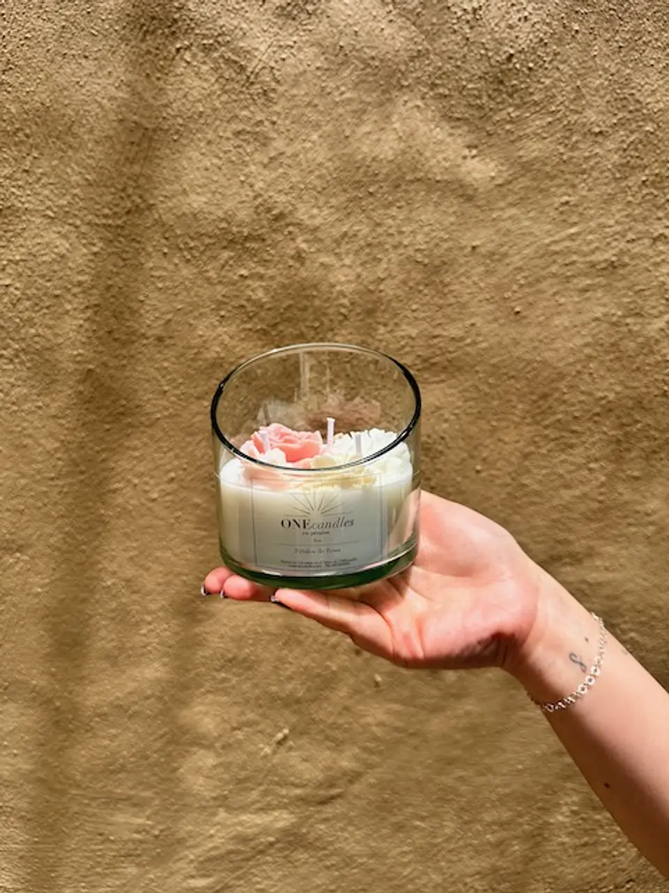 Vela Jardín 9 oz - Diseño Asimétrico 3