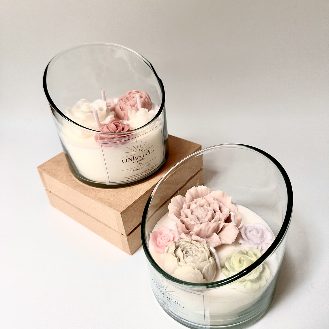 Vela Jardín 9 oz - Diseño Asimétrico 2