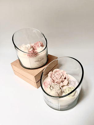 Vela Jardín 9 oz - Diseño Asimétrico