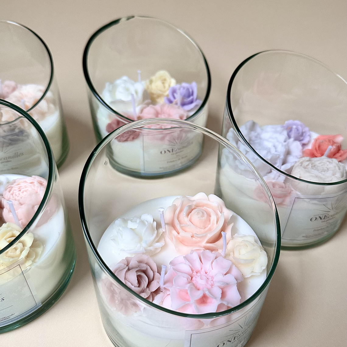 Vela Jardín 9 oz - Diseño Asimétrico 7