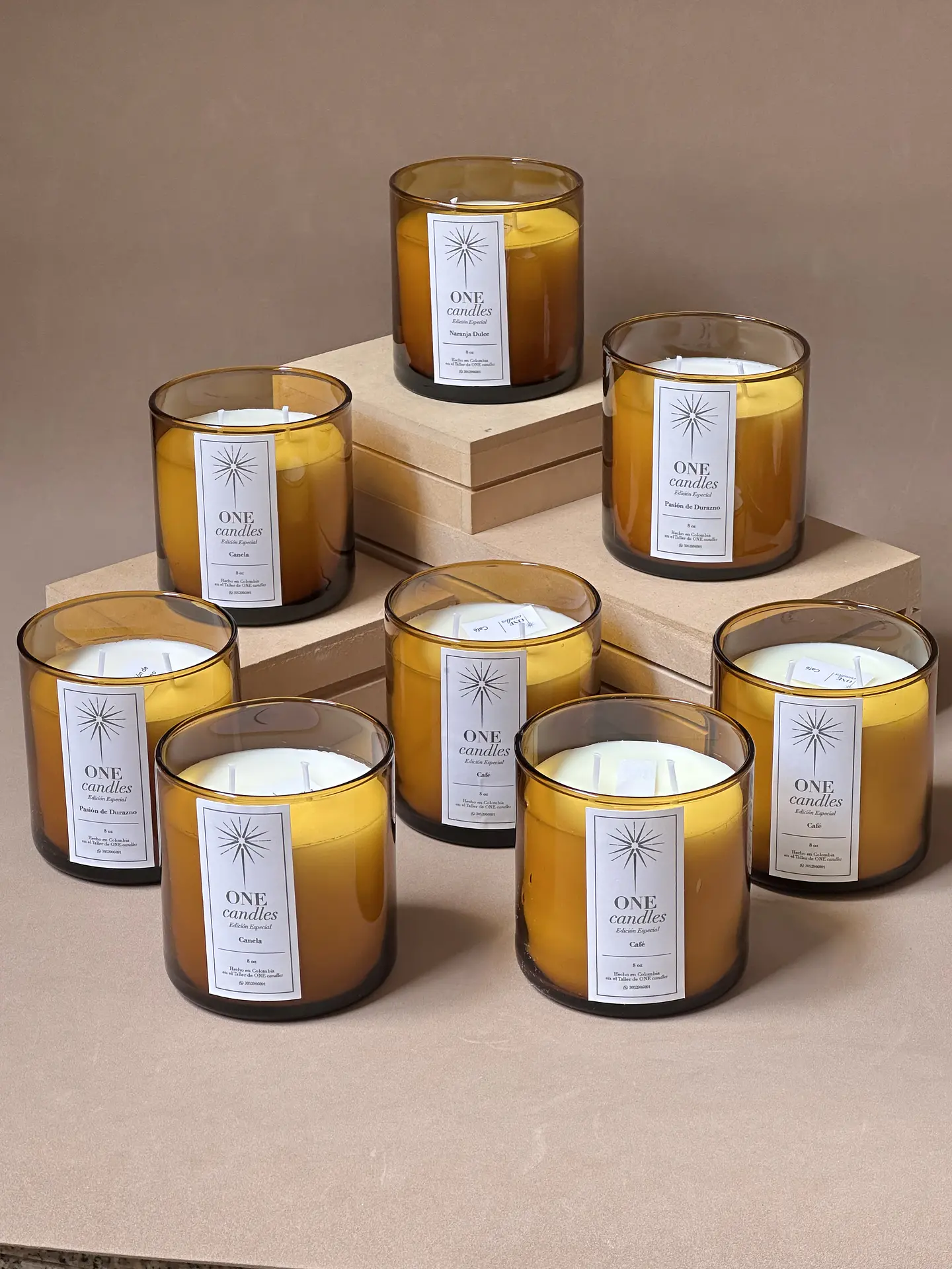 Vela Ámbar 8 oz - Edición Especial 4