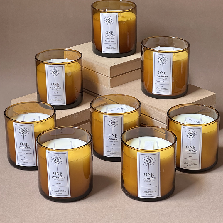 Vela Ámbar 8 oz - Edición Especial 4