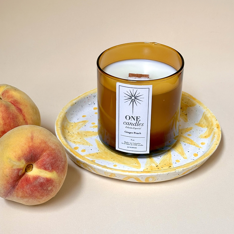 Vela Ámbar 8 oz - Edición Especial 1