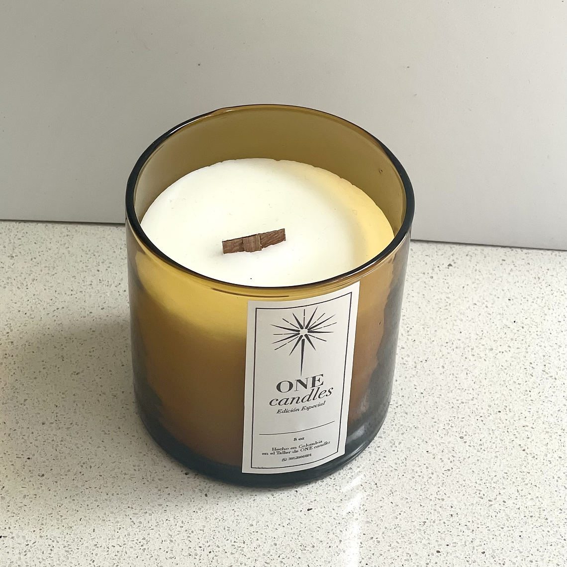 Vela Ámbar 8 oz - Edición Especial 3