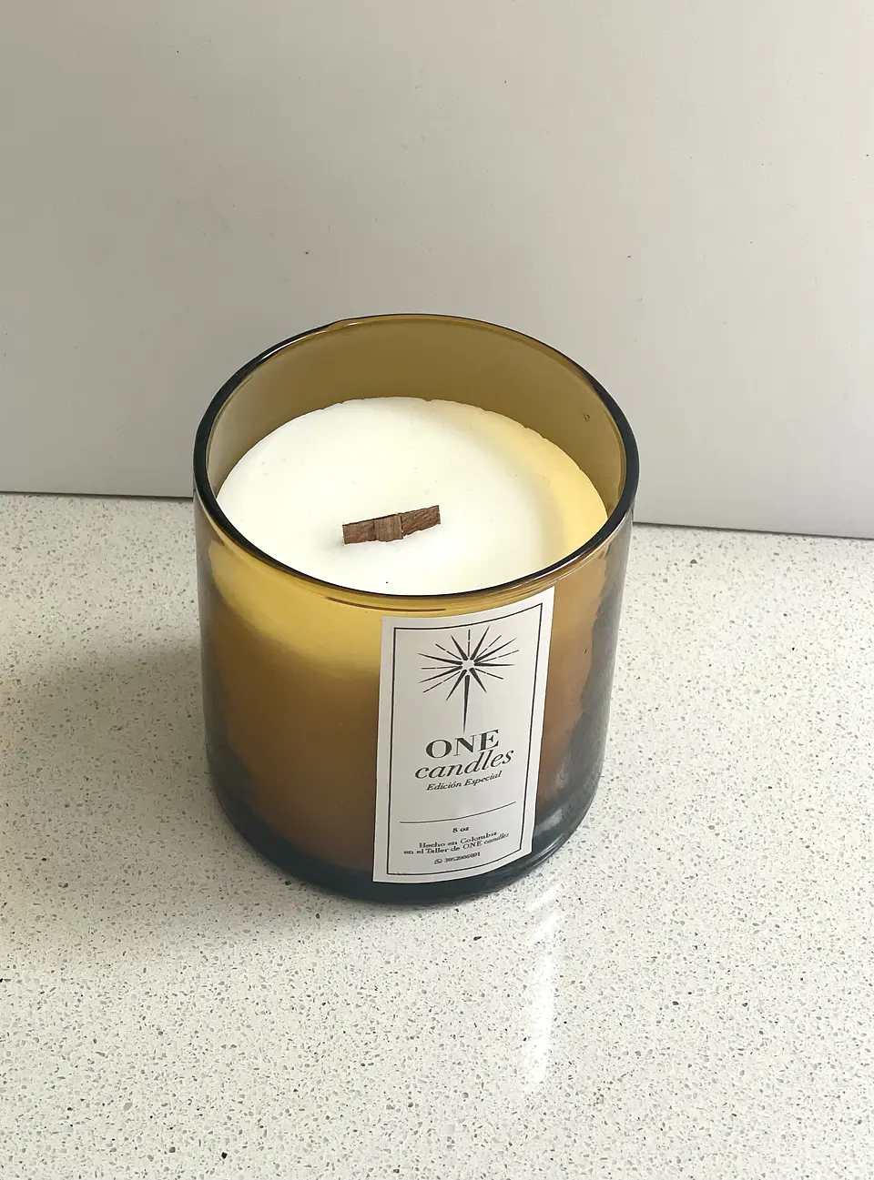 Vela Ámbar 8 oz - Edición Especial 3