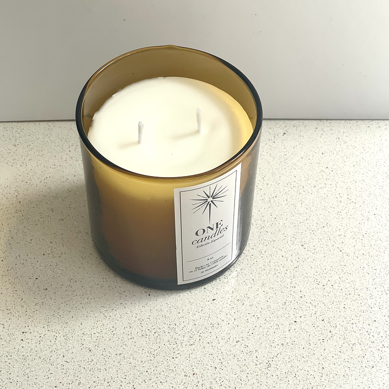 Vela Ámbar 8 oz - Edición Especial 8