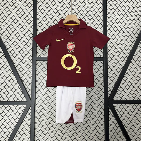 Kit Niños Arsenal 05/06 Retro 
