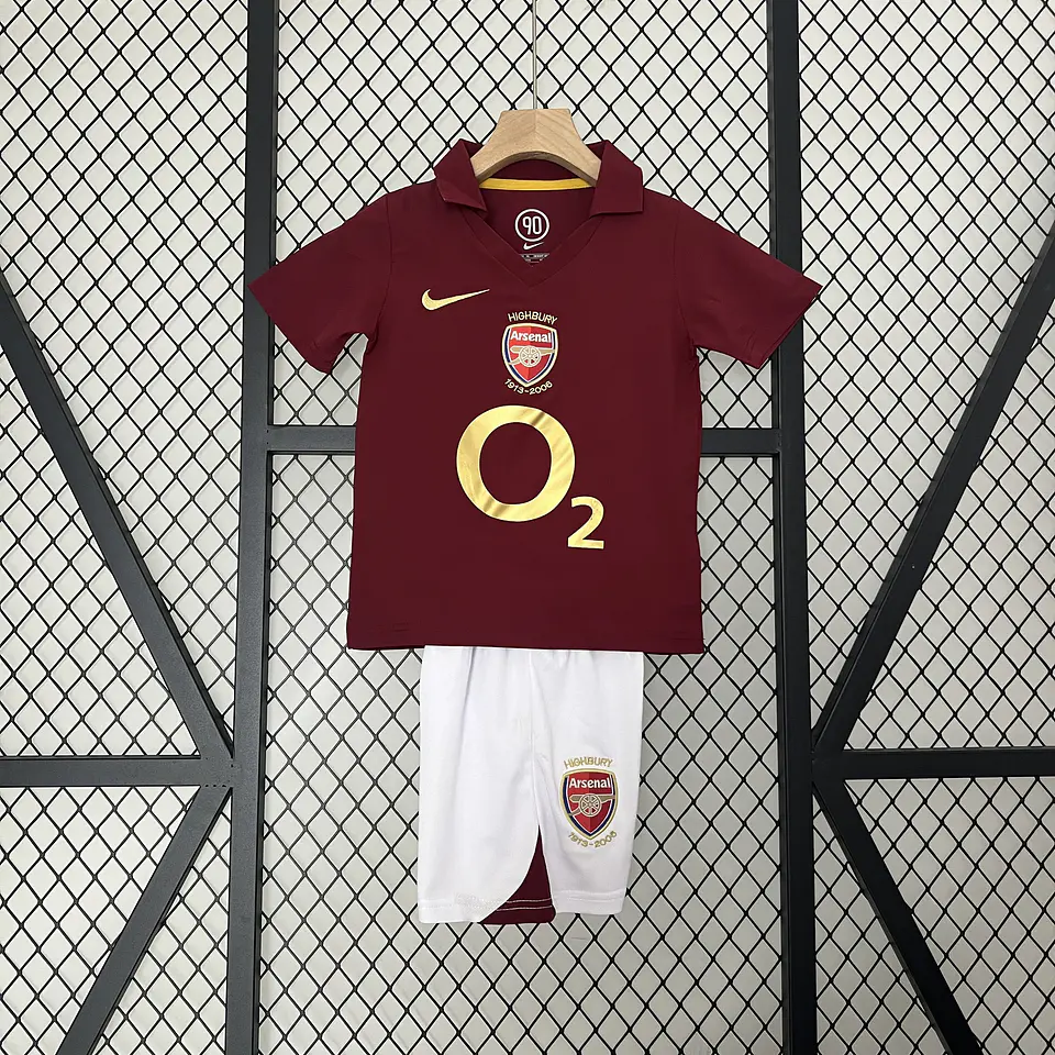 Kit Niños Arsenal 05/06 Retro  1