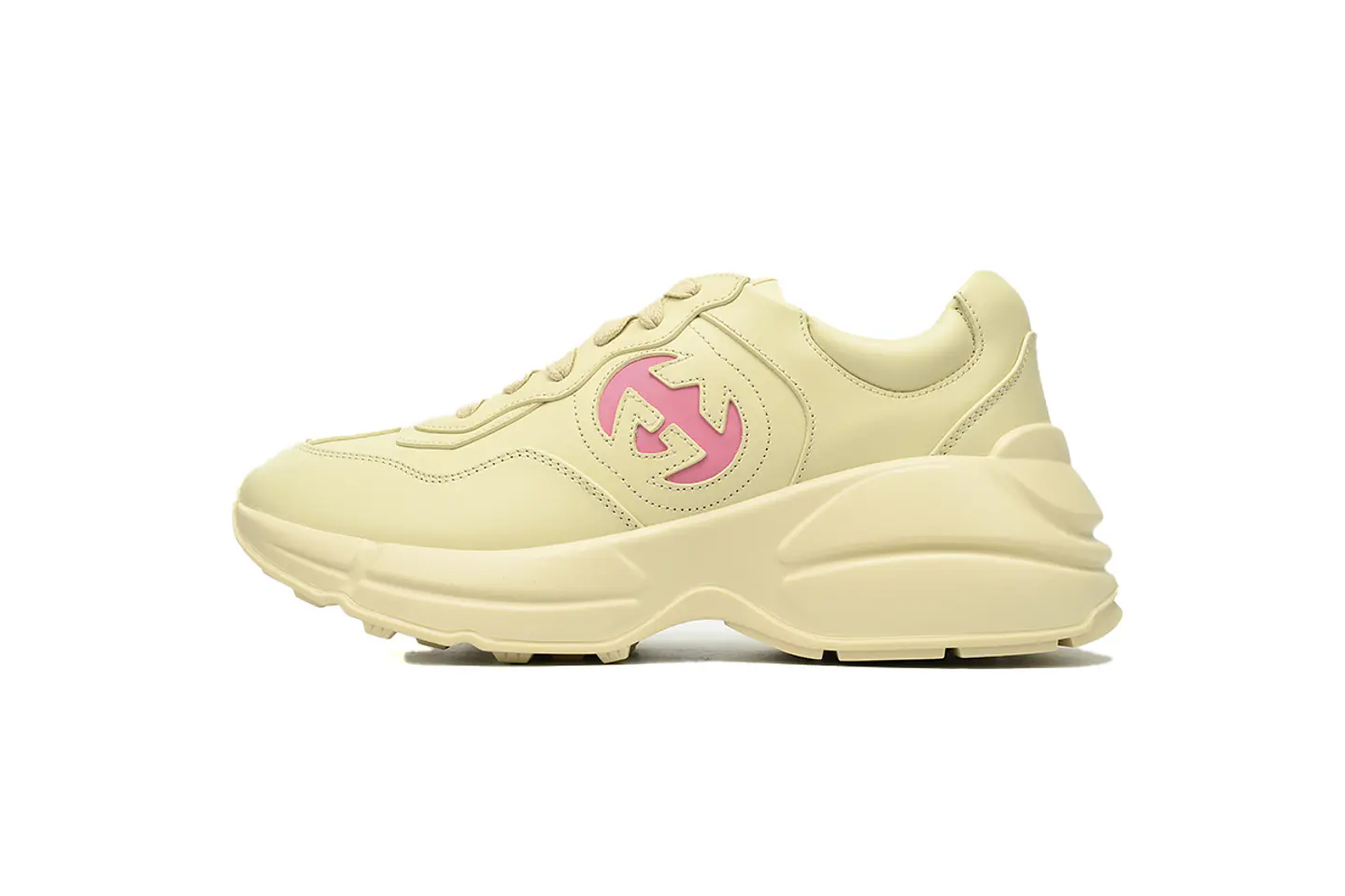 Gucci Rhyton Pink Logo Edition 1