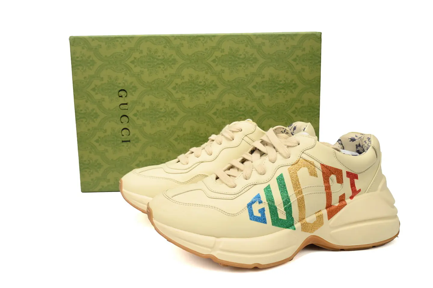 Gucci Rhyton “Multicolor Glitter Logo” 6