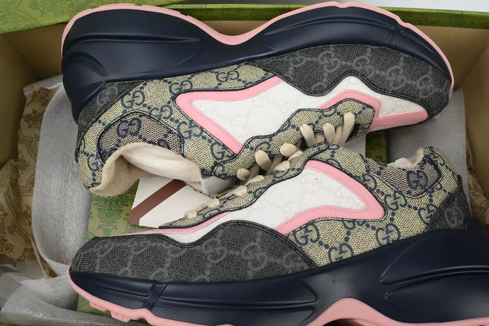 Gucci Rhyton GG Monogram Pink/Navy 6
