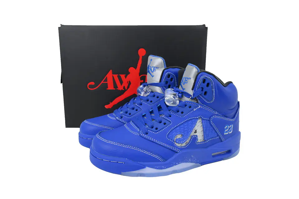 Nike Jordan 5 retro Blue Union  4