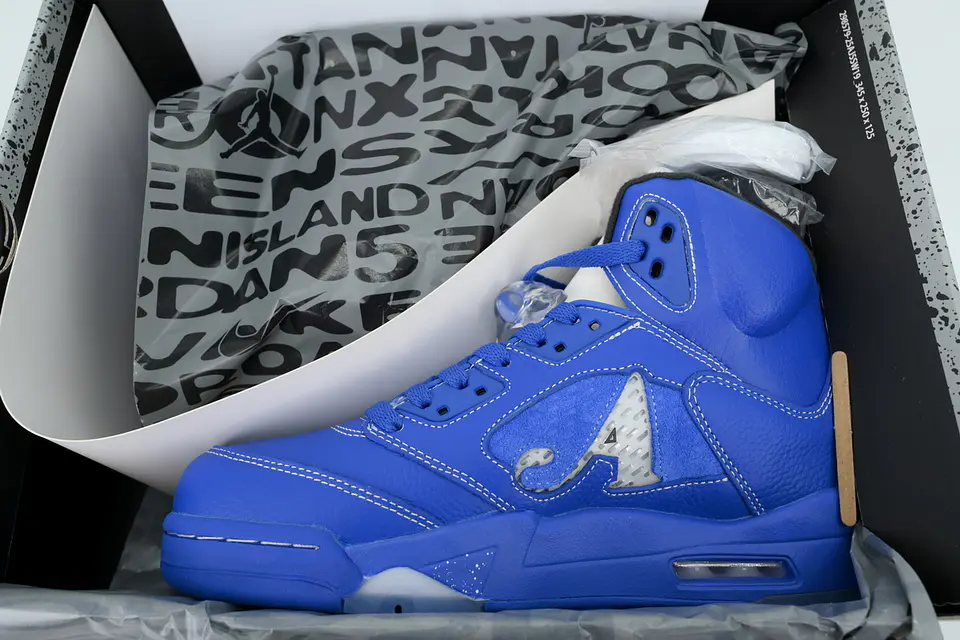 Nike Jordan 5 retro Blue Union  6