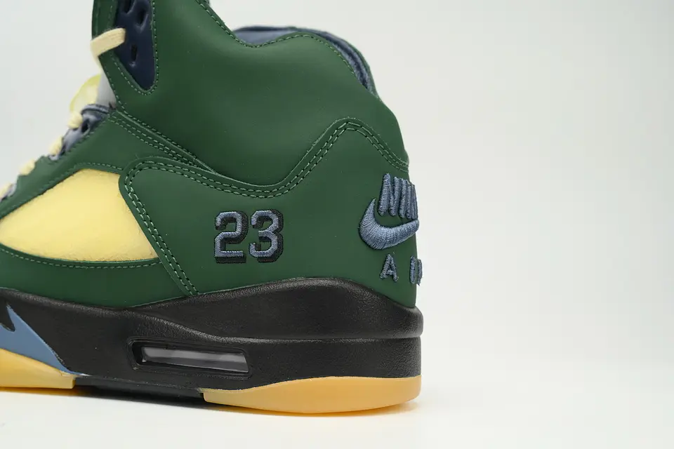 Nike Jordan 5 Navy Green  5