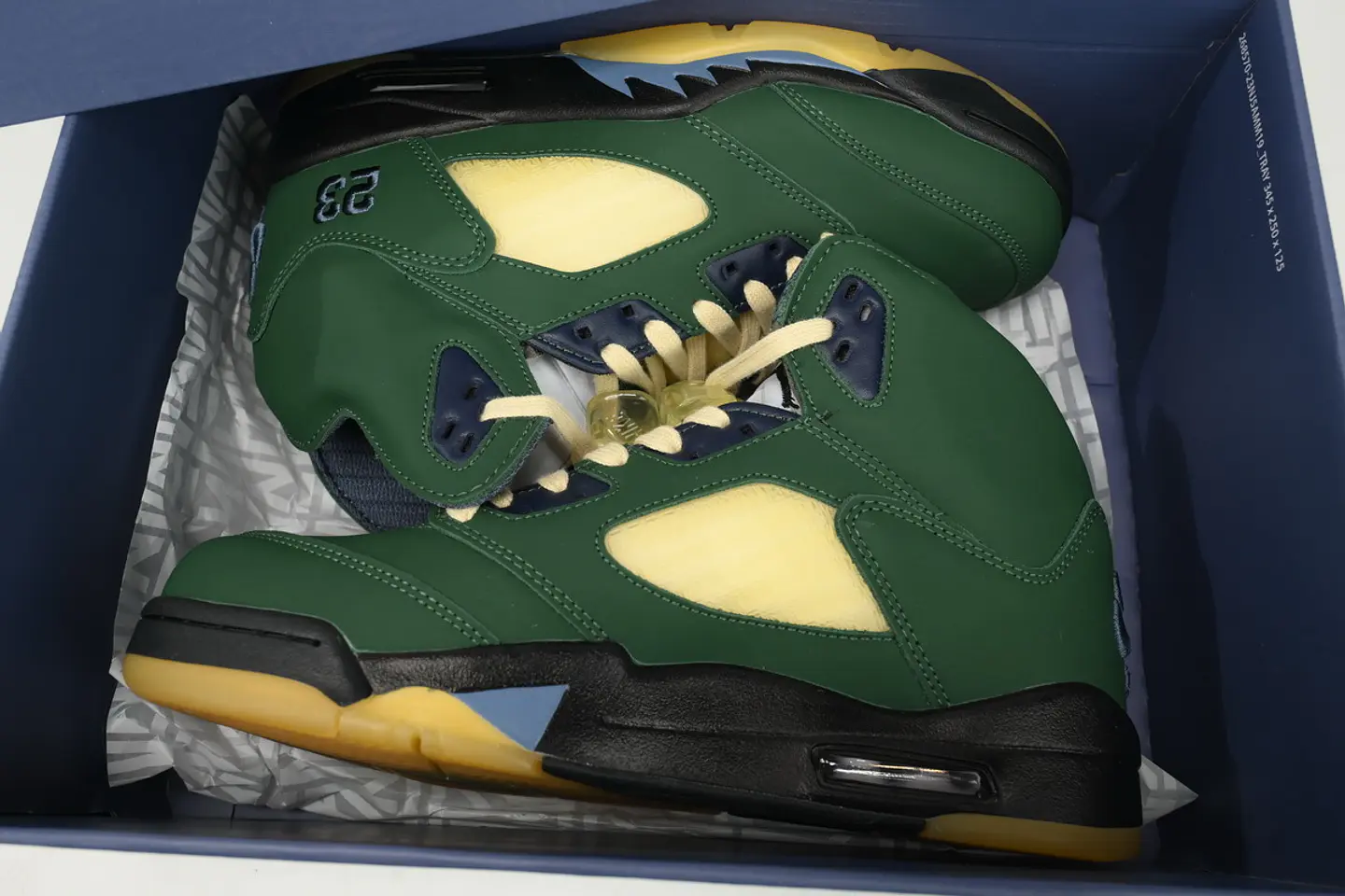 Nike Jordan 5 Navy Green  6
