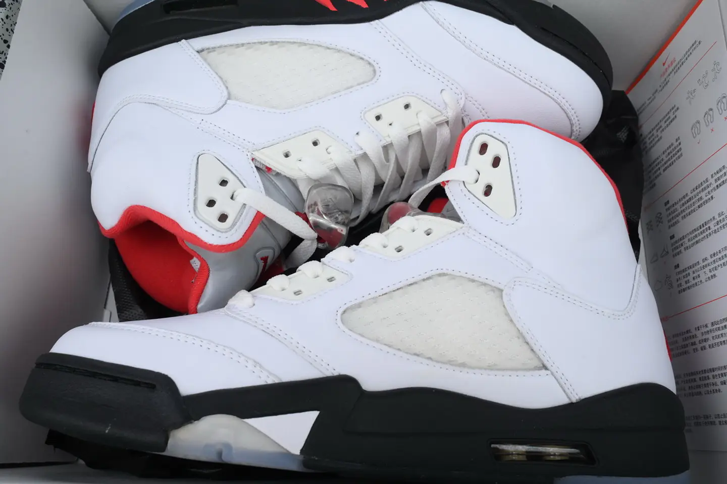 Nike Jordan 5 Retro Fire Red - COPIAR 6