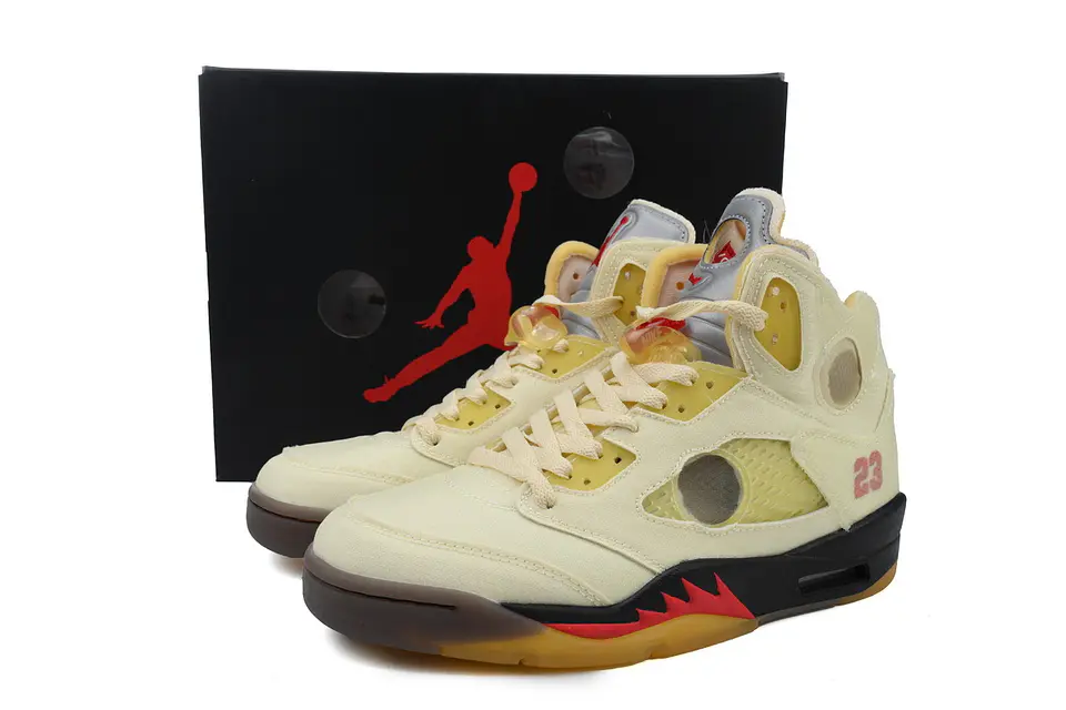 Nike Jordan 5 Retro SAIL -OFF WHITE  8